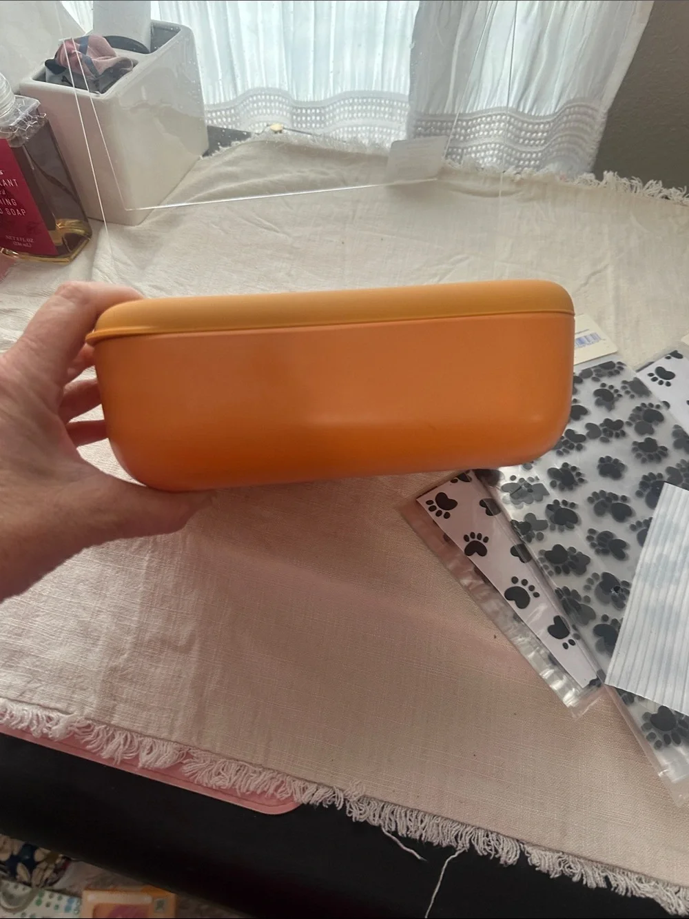 Dog food storage items